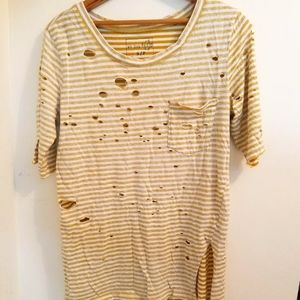 Free People distressed t-shirt
